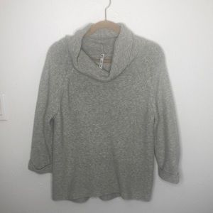 Leo & Nicole L cowl neck sweater